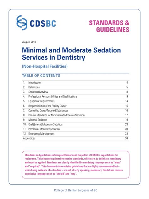 Analytical, Diagnostic and Therapeutic Techniques and Equipment 61. . Cms moderate sedation guidelines 2022